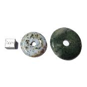 Jaspe Ocean - Donut 3 cm Ø (Lot de 10 pièces)  