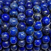 Lapis Lazuli - Collier Boule 6 mm Qualité E