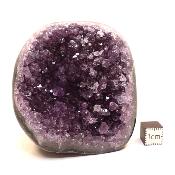 Améthyste mini géode - pierre brute n°06 ( Lot de 4 pièces )