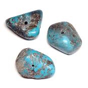 Turquoise - Fil de Perles Baroque