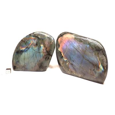 Labradorite "E" - Forme libre n°08 ( Lot de 2 pièces )
