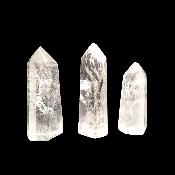 Cristal de roche - Pointe unique polie de Madagascar
