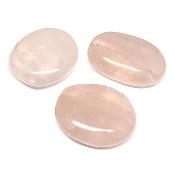 Quartz Rose - galet (Lot de 21 pièces ENVIRON)