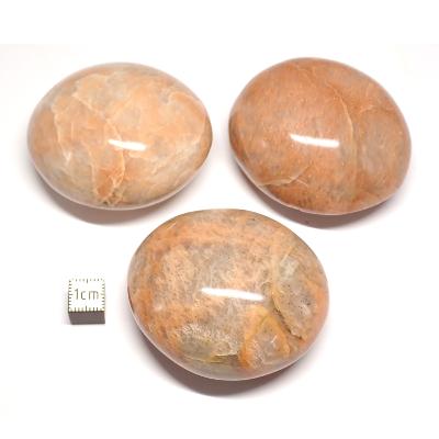 Pierre de Lune Orange - galet (Lot de 22 pièces ENVIRON)