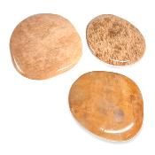 Pierre de Lune Orange - mini pierre plate 