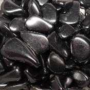 Shungite - pierre roulée Petite (Lot de 80 pièces ENVIRON)