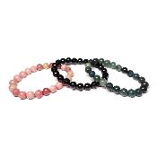 Taureau - Mixte Bracelet Boule 8 mm