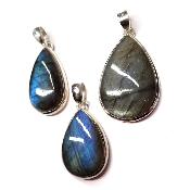 Labradorite Pendentifs Argent (Lot de 3 pièces) 2622