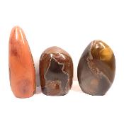 Jaspe Polychrome - Forme libre n°19 ( Lot de 3 pièces )