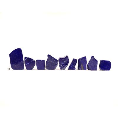 Lapis Lazuli - Forme libre n°06 ( Lot de 9 pièces ) 