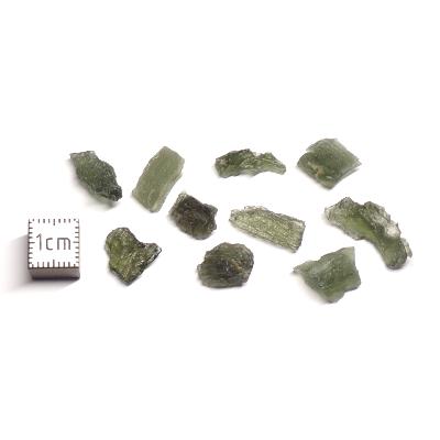 Moldavite - pierre brute moyen n°02
