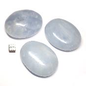 Calcite bleue - galet (Lot de 20 pièces ENVIRON)  