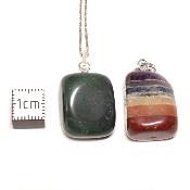 Mixte de Pendentif pierre roulée (Lot de 200 pièces) 