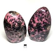 Rhodonite - Forme libre n°12 (Lot de 2 pièces)