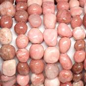 Thulite - Bracelets pierres roulées (Lot de 5 pièces)