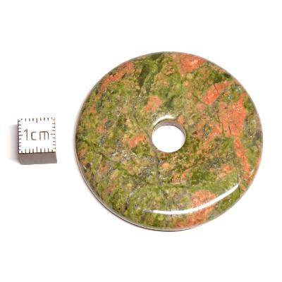 Unakite - Donut 5 cm Ø  (Lot de 5 pièces) 