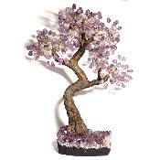 Arbre en pierre d'Améthyste base Améthyste du Brésil Lot n°2610