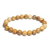 Jaspe Paysage - Bracelets Boules (Lot de 5 pièces)