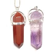 Mixte - Pendentif Biterminée (Lot de 10 pièces) 