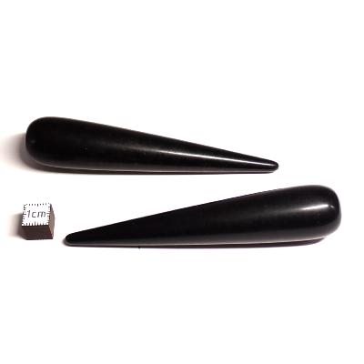 Obsidienne Noir - Base de massage (Lot de 5 pièces)