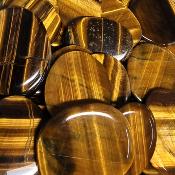 Oeil de Tigre - mini pierre plate 