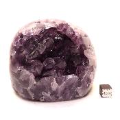 Améthyste mini géode - pierre brute n°01 ( Lot de 4 pièces )