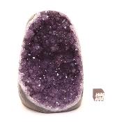 Améthyste mini géode - pierre brute n°01 ( Lot de 4 pièces )