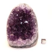 Améthyste mini géode - pierre brute n°06 ( Lot de 4 pièces )