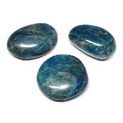 Apatite bleue - galet (Lot de 27 pièces ENVIRON)  