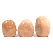 Pierre de Lune Orange - Forme libre n° 13 (Lot de 3 pièces)