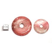 Thulite qualité "A" - Donut 3 cm Ø (Lot de 10 pièces)  