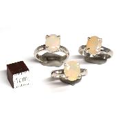 Opale d'Ethiopie Bague Réglable en Argent 15760 (Lot de 3 pièce)