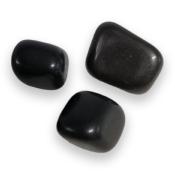 Agate Noire (Onyx) - pierre roulée