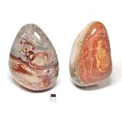 Jaspe Polychrome - Forme libre n°03 ( Lot de 2 pièces )