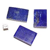 Lapis Lazuli d'Afghanistan - pierres plates carrée