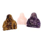 Bouddha - 3 figurines en pierre