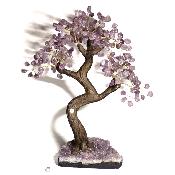 Arbre en pierre d'Améthyste base Améthyste du Brésil Lot n°2609