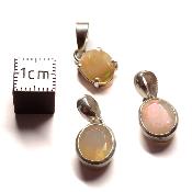 Opale d'Éthiopie Pendentifs Argent (Lot de 3 pièces) 2880