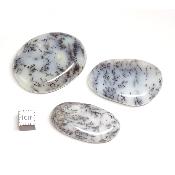 Agate Dendritique - pierre plate de Madagascar