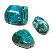 Chrysocolle Malachite - pierre roulée (Lot de 500 grammes)