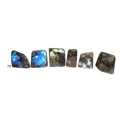 Labradorite "E" - Forme libre n°20 ( Lot de 6 pièces )