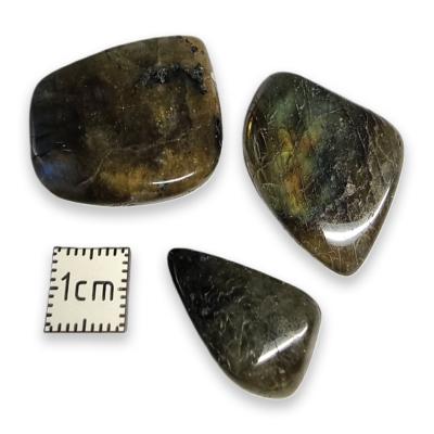 Labradorite - pierre roulée Qualité A (Lot de 250 grammes)