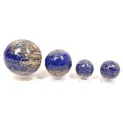 Lapis Lazuli - Sphère n°01 ( Lot de 4 pièces ) 