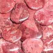 Thulite - mini pierre plate