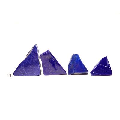 Lapis Lazuli - Forme libre n°01 ( Lot de 4 pièces ) 
