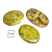 Opale Verte - pierres plates de Madagascar