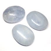 Calcite bleue - galet (Lot de 20 pièces ENVIRON)  
