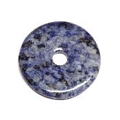 Quartz Bleu - Donut 5 cm Ø  (Lot de 5 pièces) 