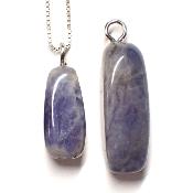 Tanzanite - Pendentif pierre roulée (Lot de 10 pièces) 