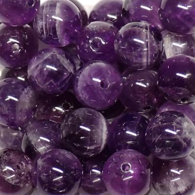 Améthyste - Fil de perles 10 mm (Lot de 40 perles)